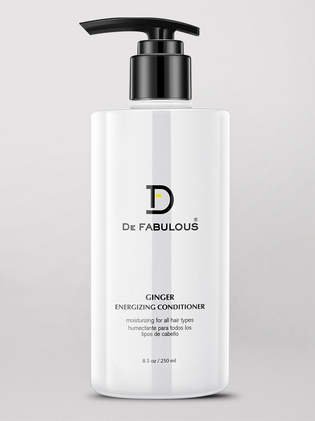 

De Fabulous Ginger Energizing Sulphate-Free Conditioner with Ginseng & Mint - 250 ml, Beige