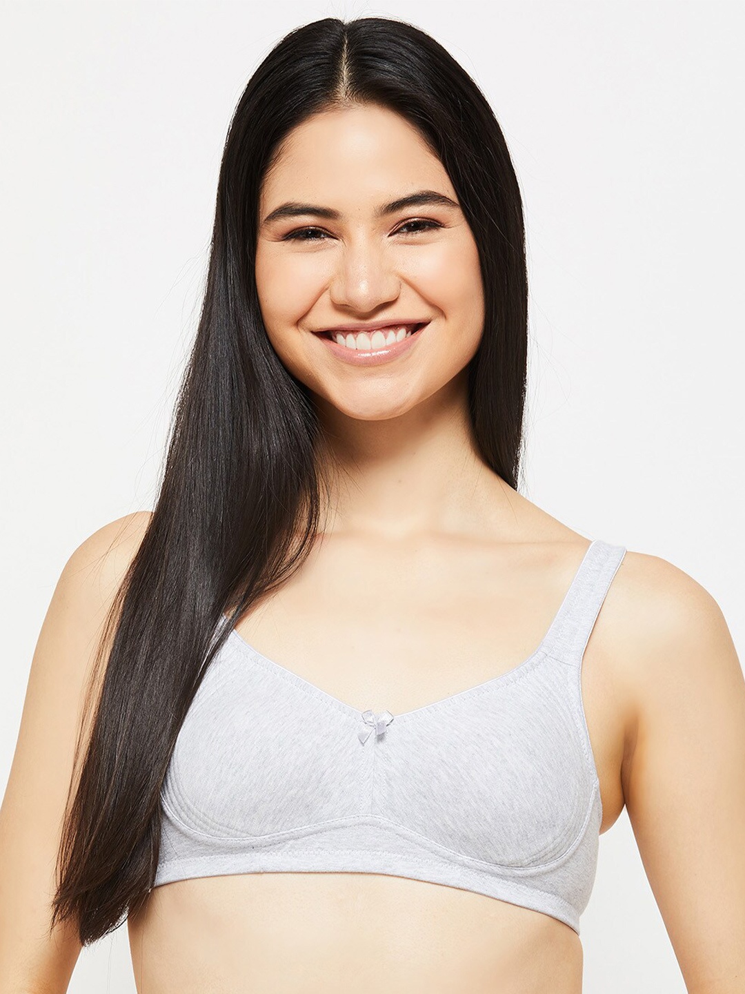 

max Women Grey Melange Bra Lightly Padded