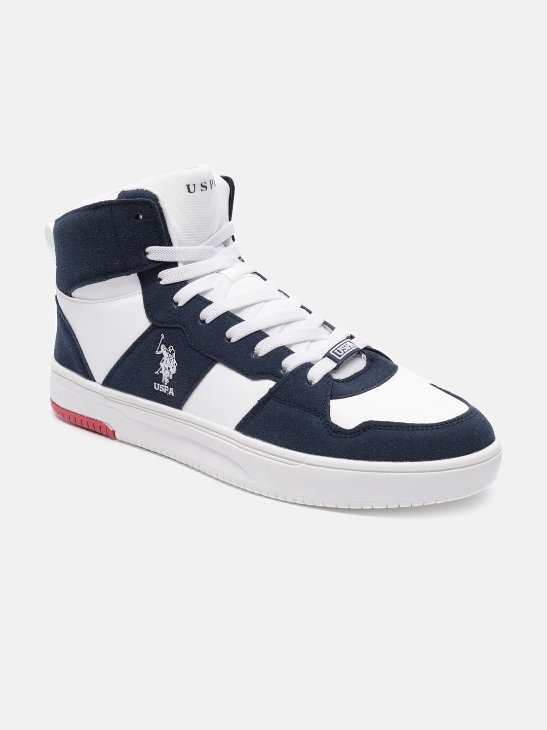 

U S Polo Assn Men Colourblocked Sneakers, Navy blue