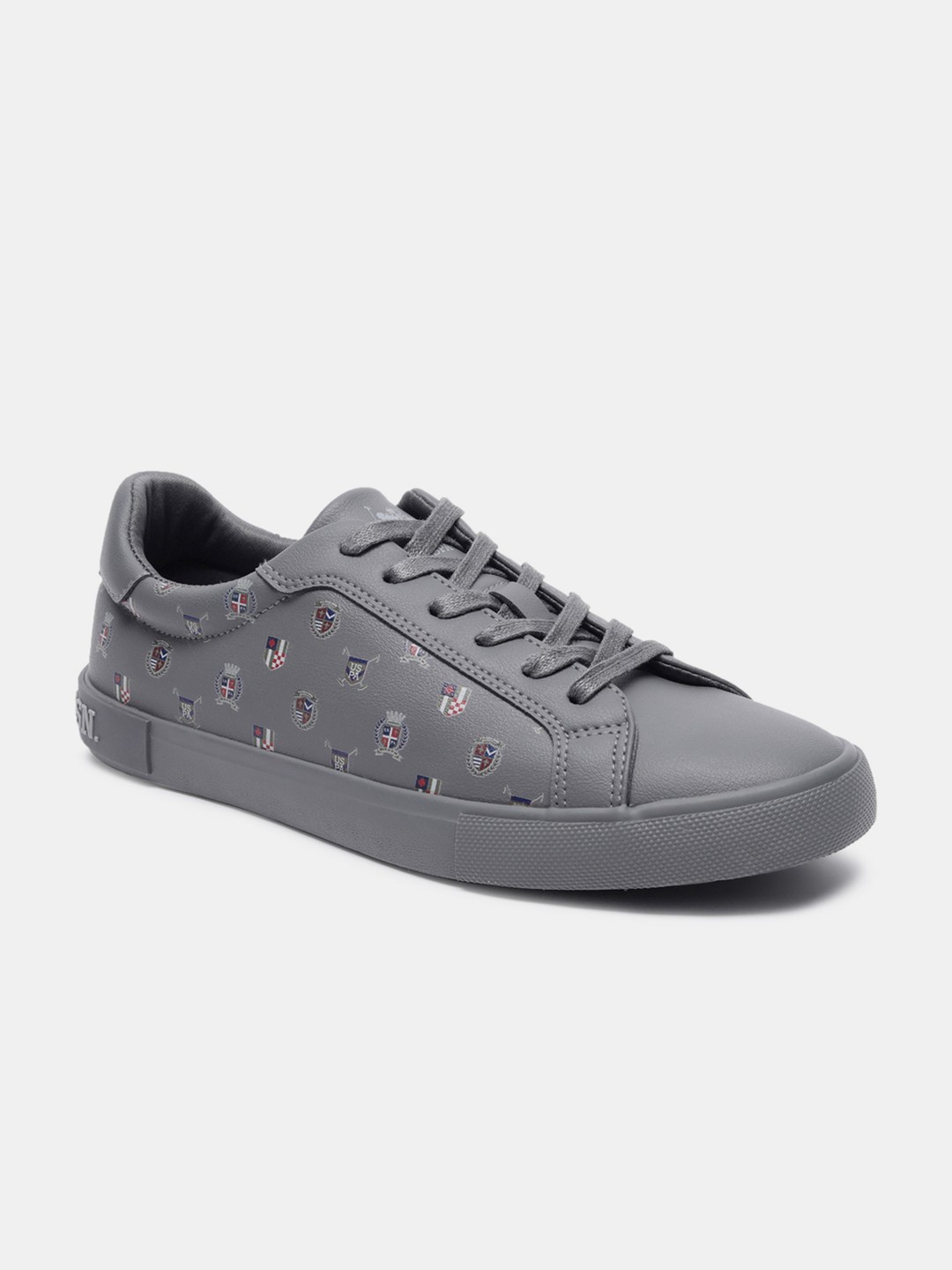 

U S Polo Assn Men Printed Sneakers, Grey