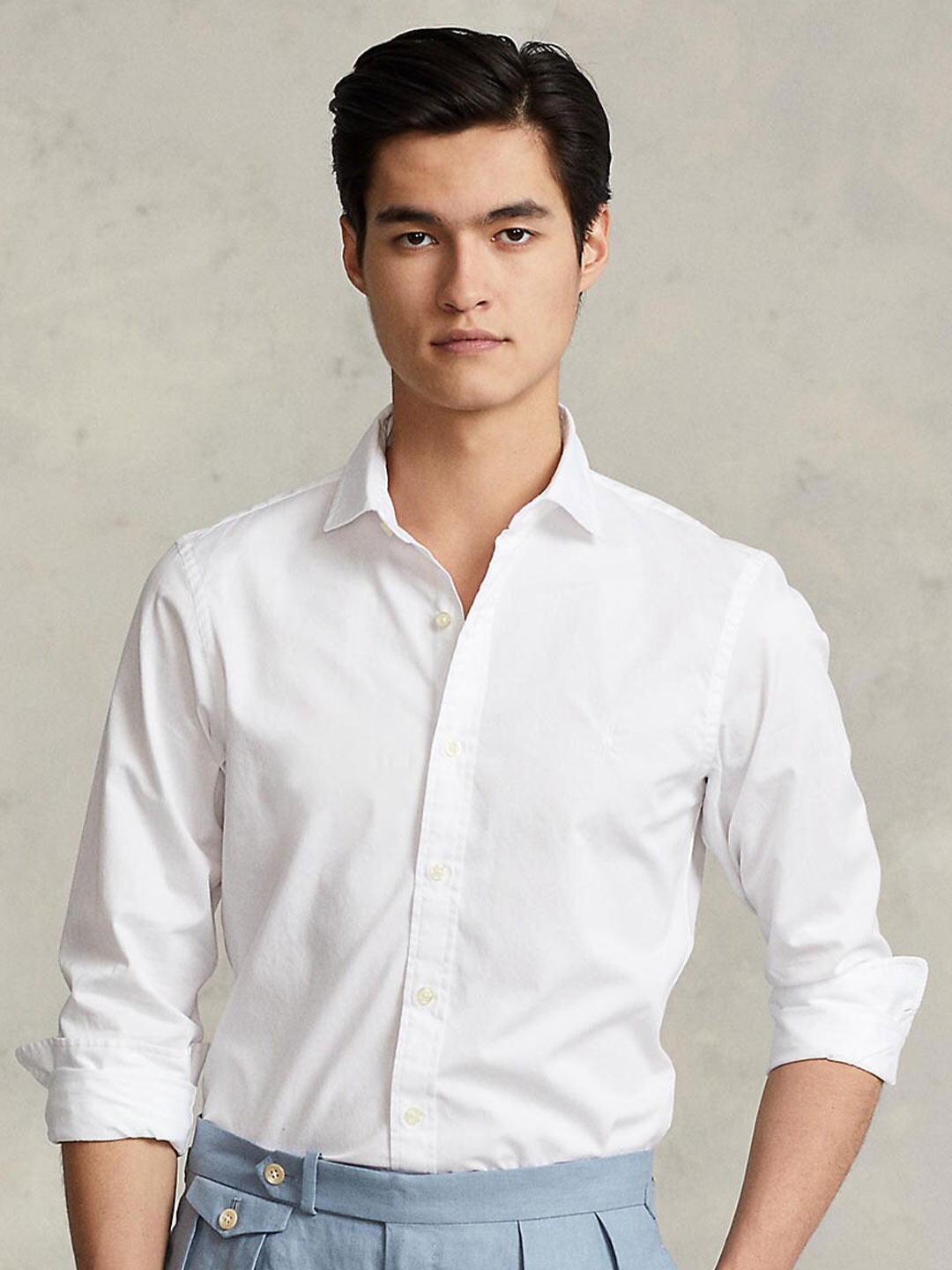 

Polo Ralph Lauren Men Slim Fit Casual Shirt, White