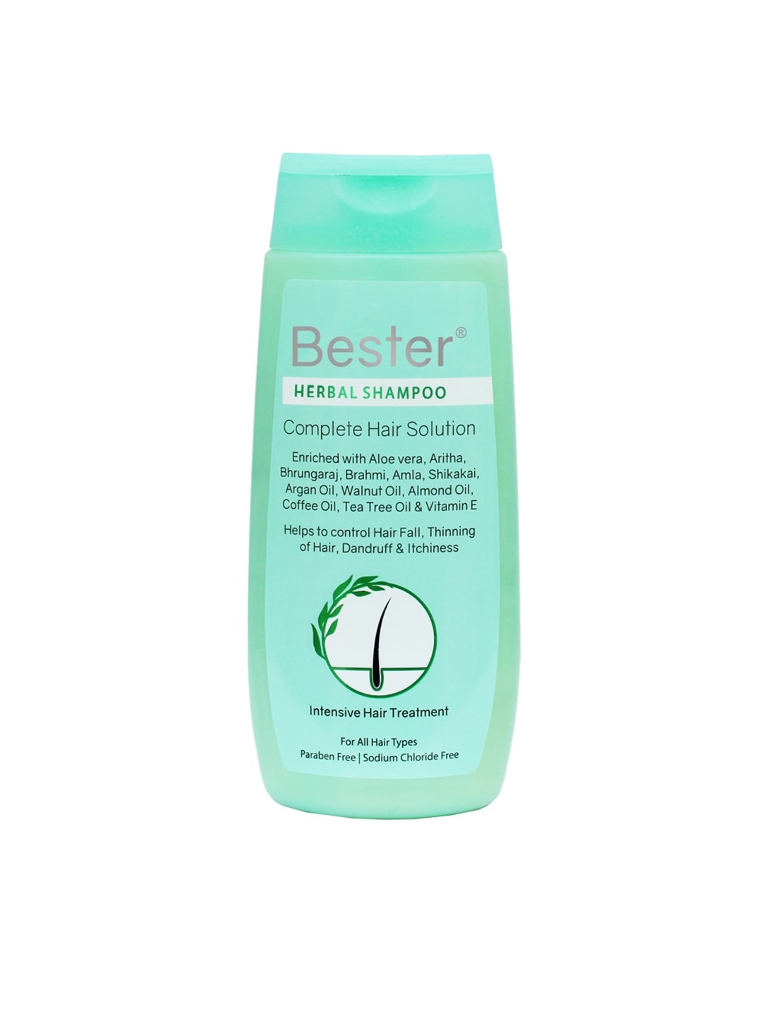 

Bester Complete Hair Solution Herbal Shampoo 100 ml, Green