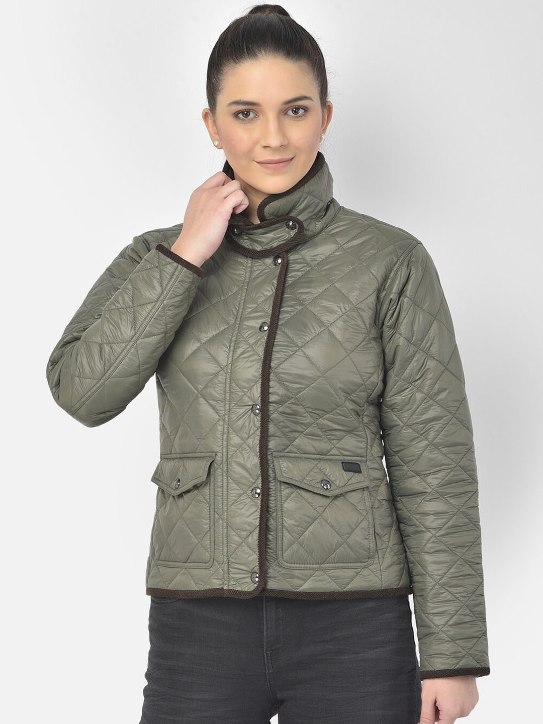 

Woods Women Bomber Jacket, Green