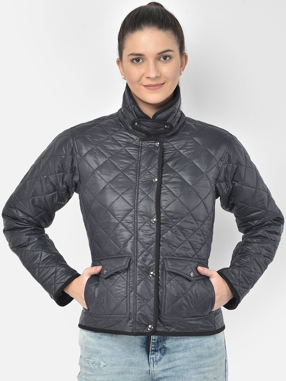 

Woods Women Puffer Jacket, Navy blue