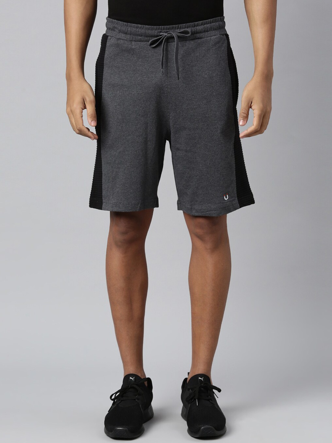 

DIXCY SCOTT Men Cotton Shorts, Grey