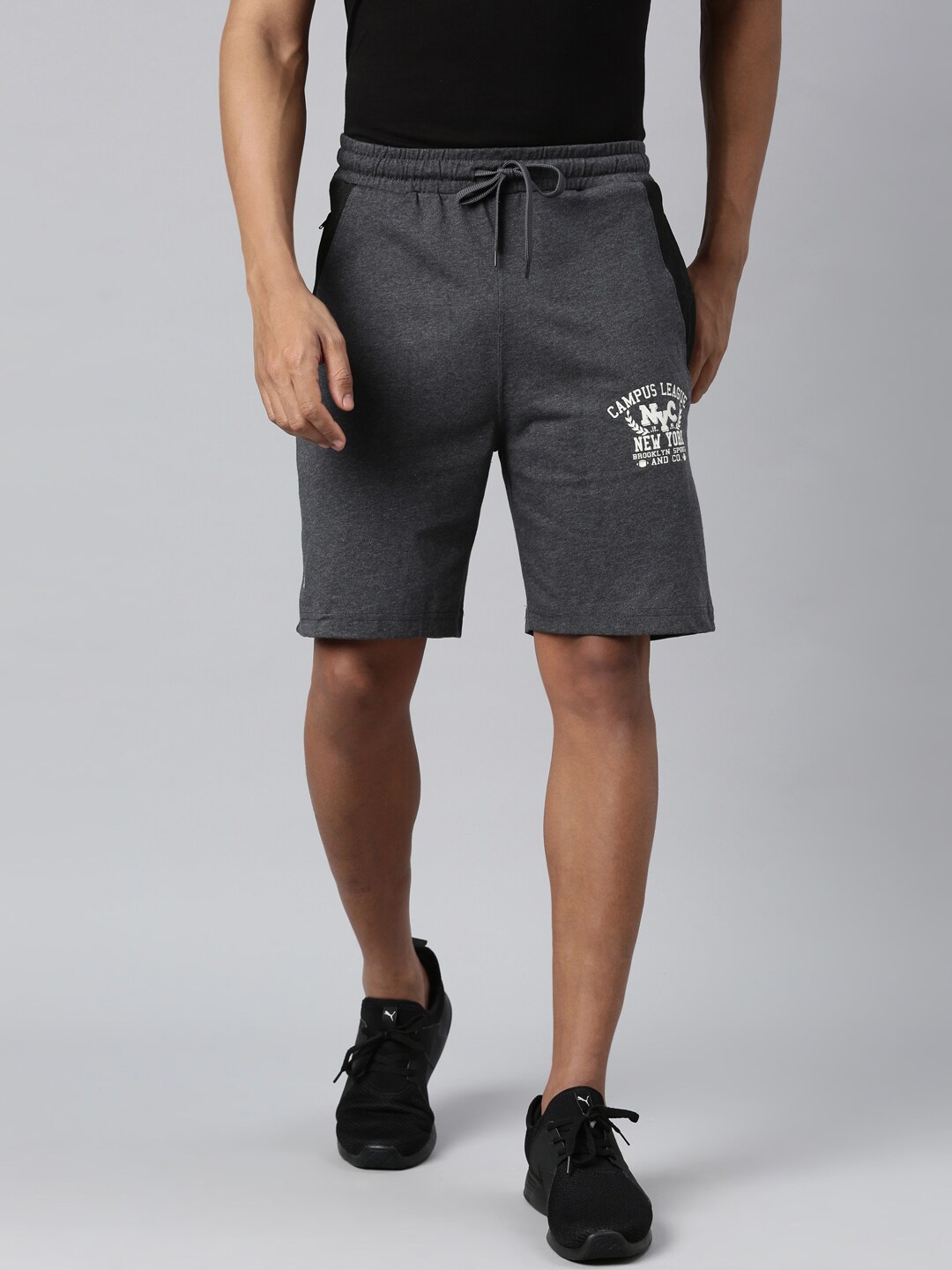 

DIXCY SCOTT Men Printed Shorts, Grey