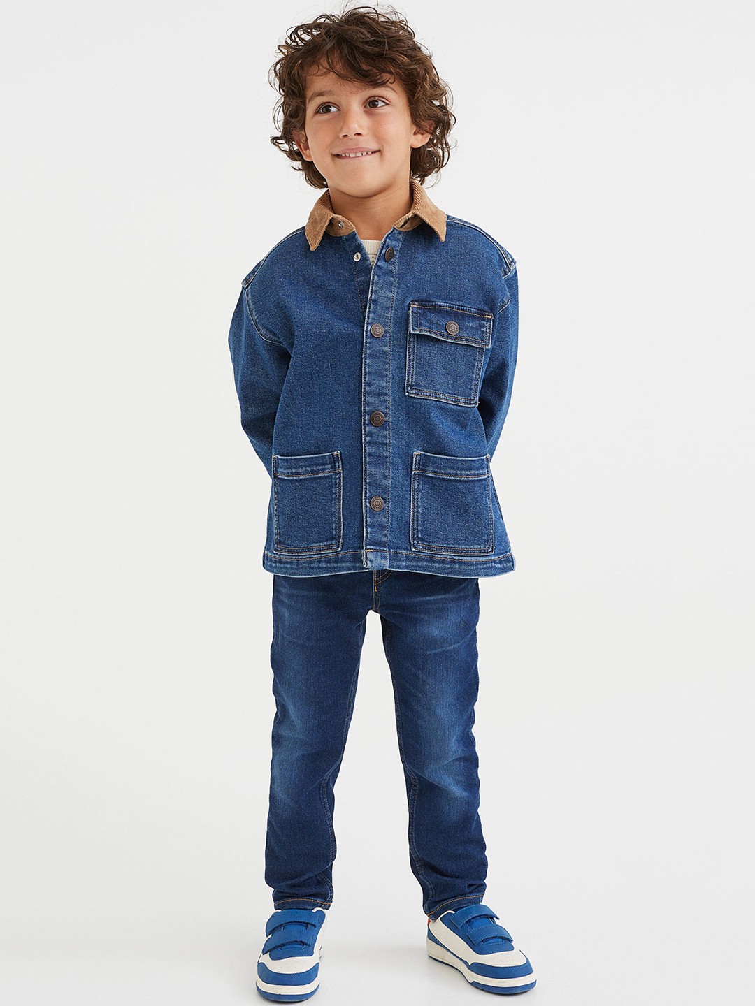 

H&M Boys Navy Blue Comfort Stretch Slim Fit Jeans