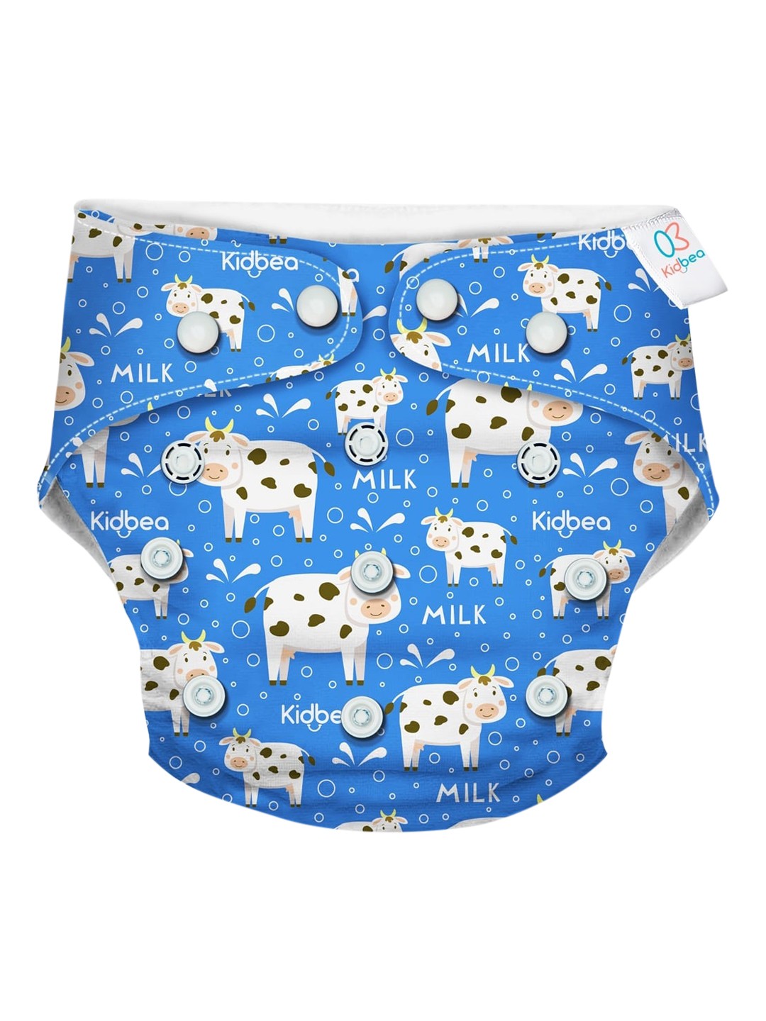 

Kidbea Kids Adjustable Baby Cloth Diaper, Blue