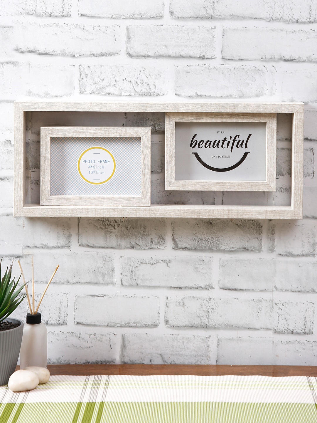 

House Of Accessories Solid Wall Photo Frames, Grey
