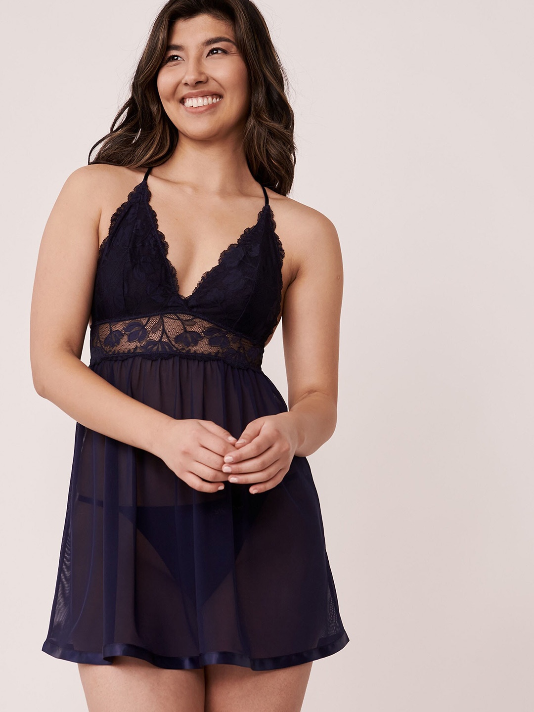 

La Vie en Rose Blue Baby Doll