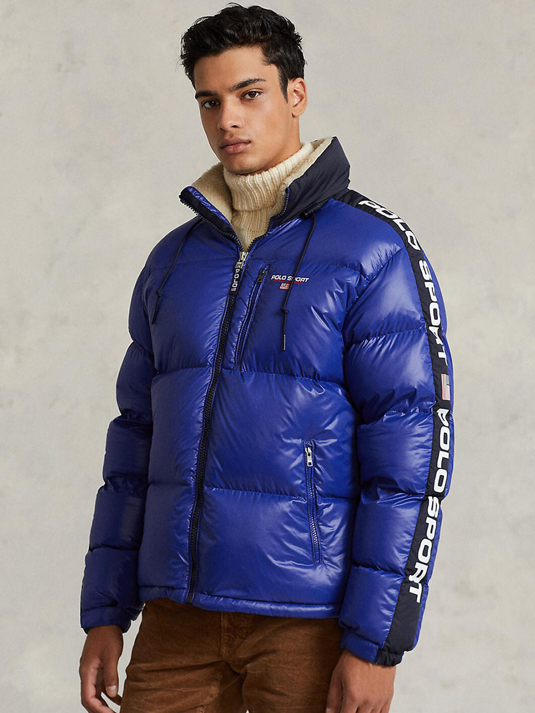 

Polo Ralph Lauren Men Windcheater and Water Resistant Puffer Jacket, Blue