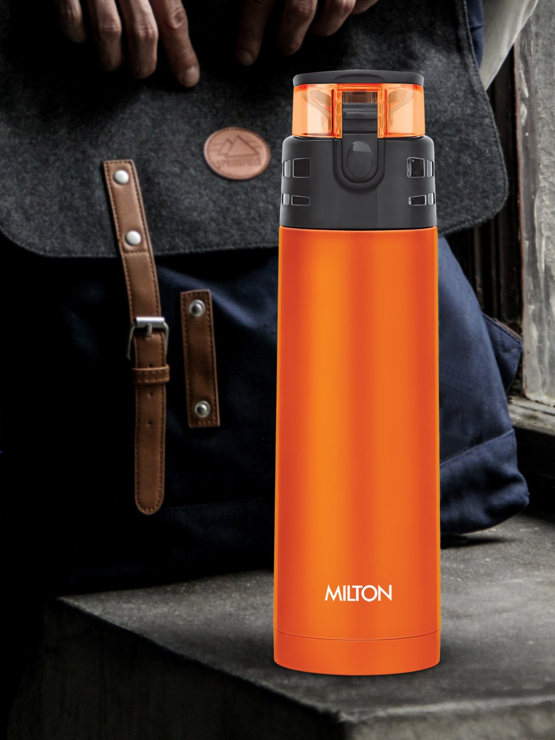 

Milton Orange Atlantis 400 Thermosteel Hot & Cold Bottle 350 ml