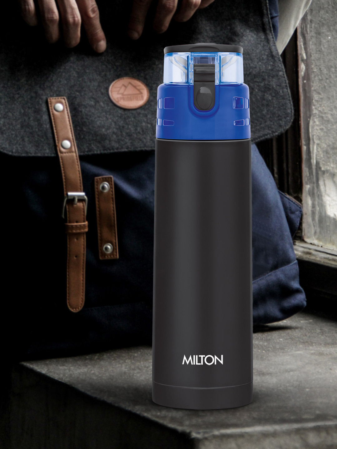 

Milton Black Atlantis 400 Thermosteel Hot & Cold Bottle 350 ml