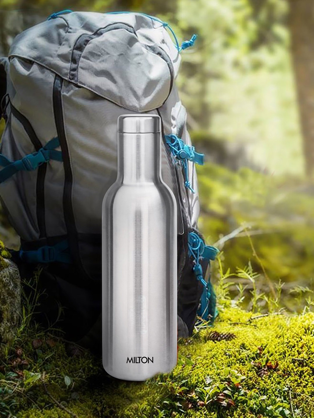 

Milton SilverCharm 600 Thermosteel 24 Hours Hot or Cold Water Bottle 550 ML, Silver