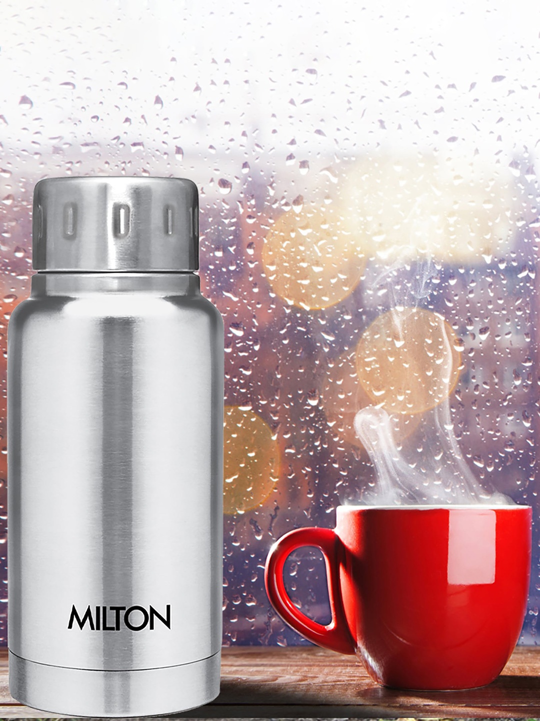 

Milton Silver Elfin 160 Thermosteel Hot and Cold Bottle 160 ml