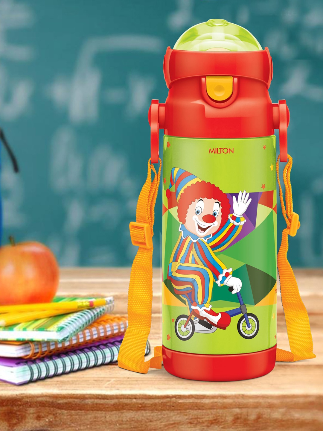 

Milton Green Kidzy 450 Thermosteel Hot or Cold Sipper Bottle 350 ml