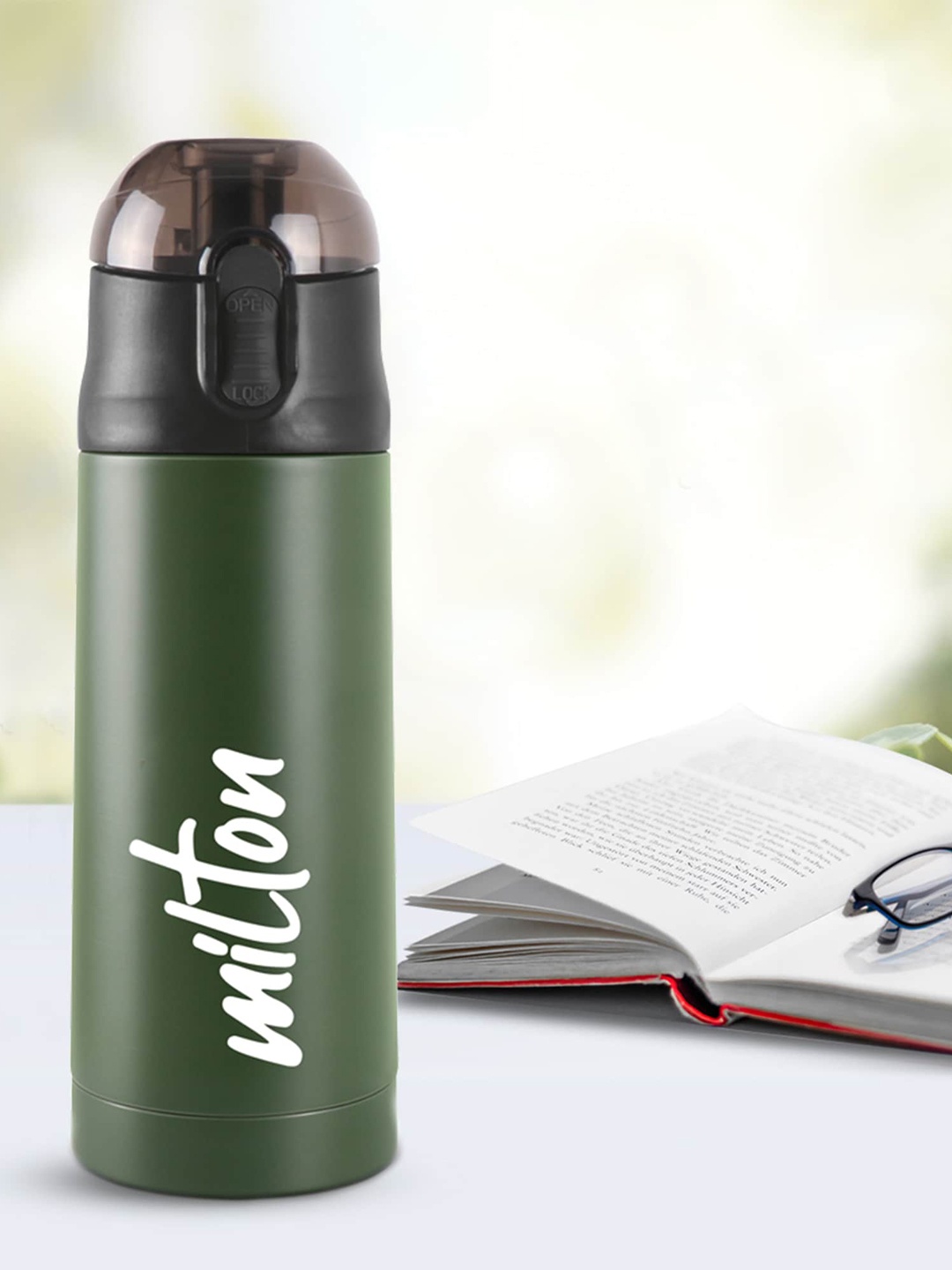 

Milton Green New Crown 400 Thermosteel 24 Hours Hot and Cold Bottle 350 ml