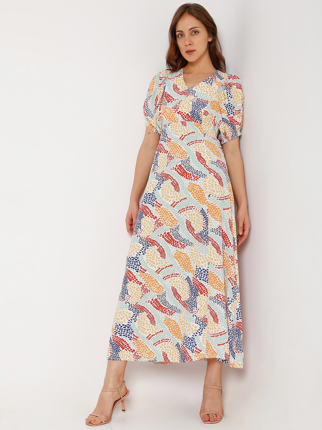 

Vero Moda A-Line Maxi Dress, Sea green