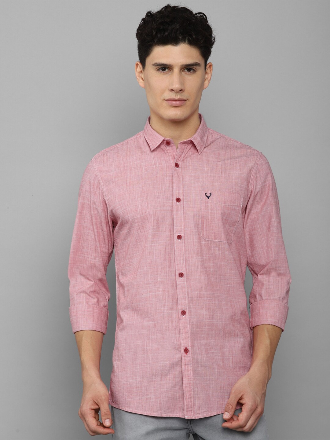 

Allen Solly Sport Men Pure Cotton Casual Shirt, Pink