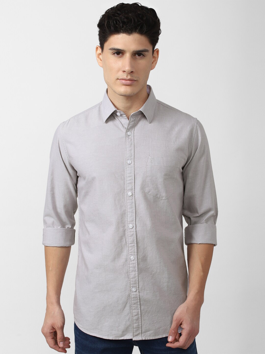 

Van Heusen Sport Men Slim Fit Casual Shirt, Grey