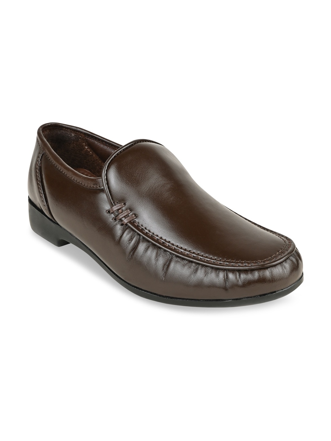 

Regal Men Solid Formal Slip-On Shoes, Brown