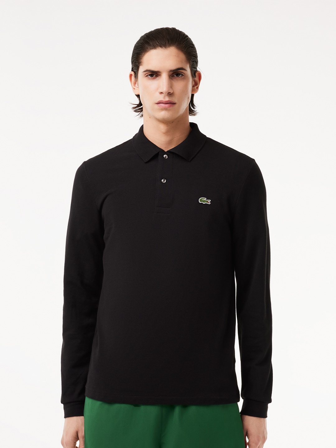 

Lacoste Black Solid L.12.12 Polo