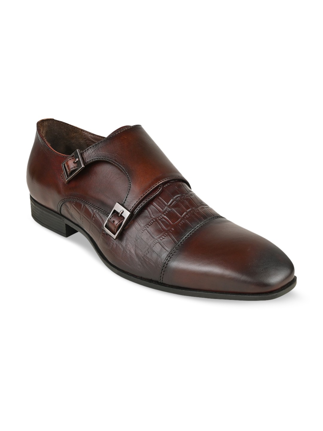 

Regal Men Solid Leather Formal Slip-On Shoes, Brown