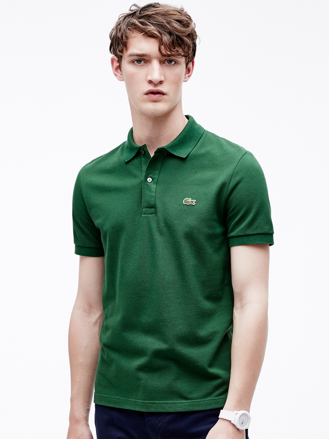 

Lacoste Green Slim Fit Petit Pique Polo