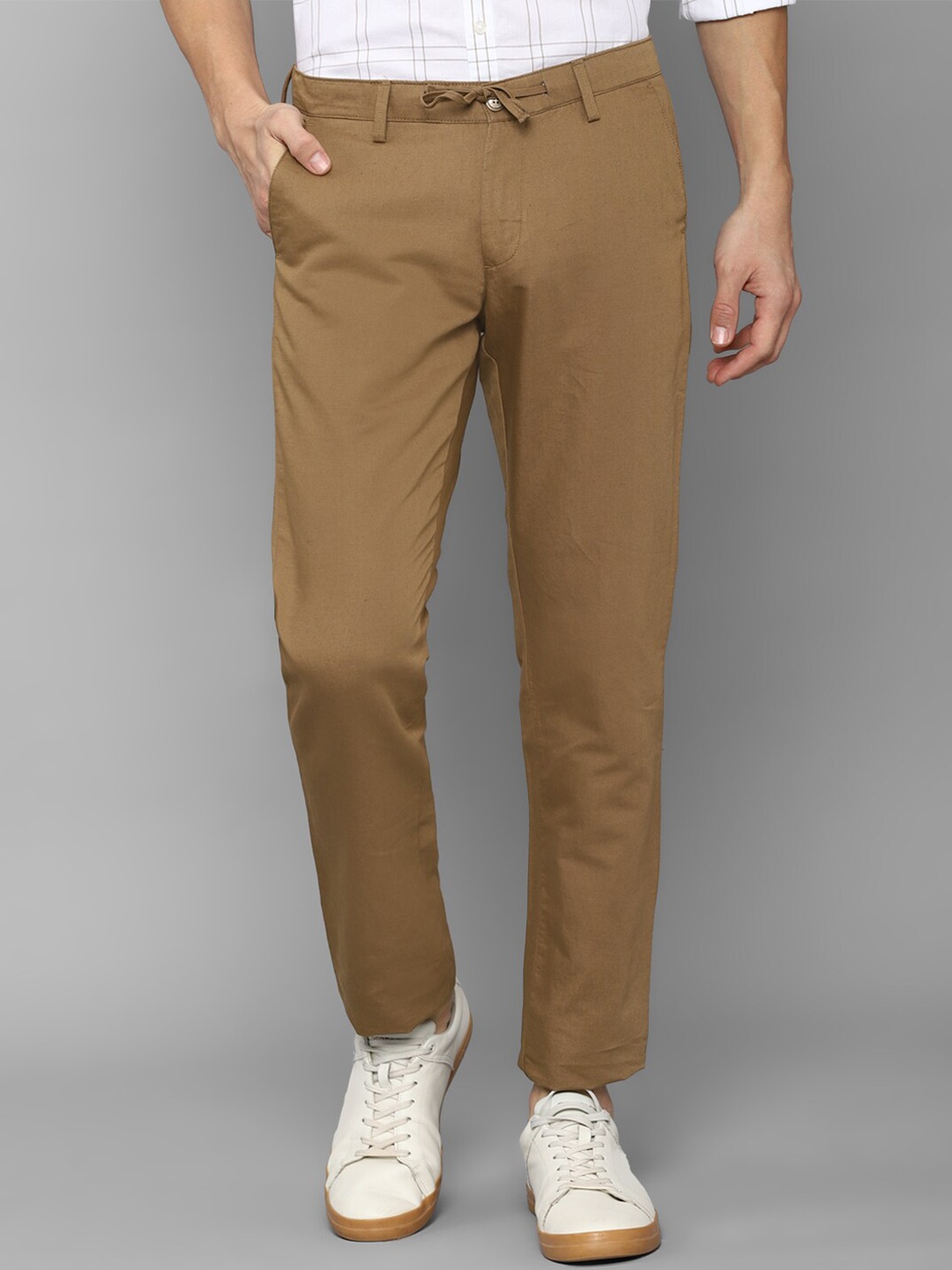 

Allen Solly Men Slim Fit Trouser, Brown