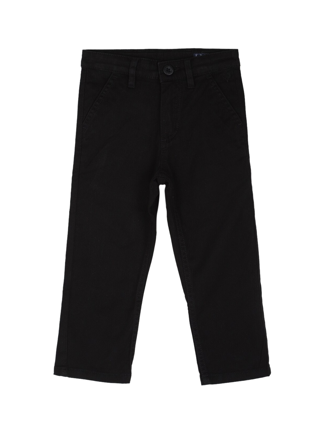 

Allen Solly Junior Boys Slim Fit Pure cotton Trouser, Black