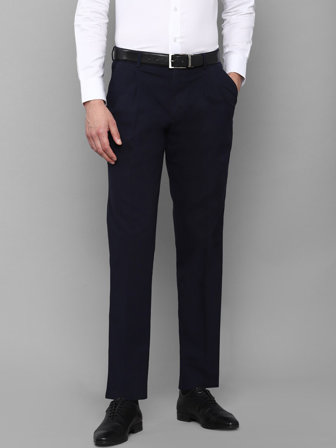 

Louis Philippe Men Navy Blue Trousers