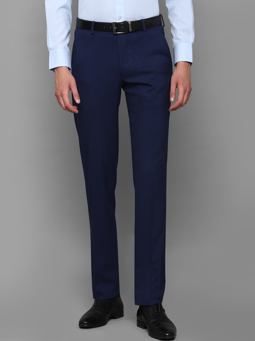 

Louis Philippe Men Slim Fit Trouser, Navy blue