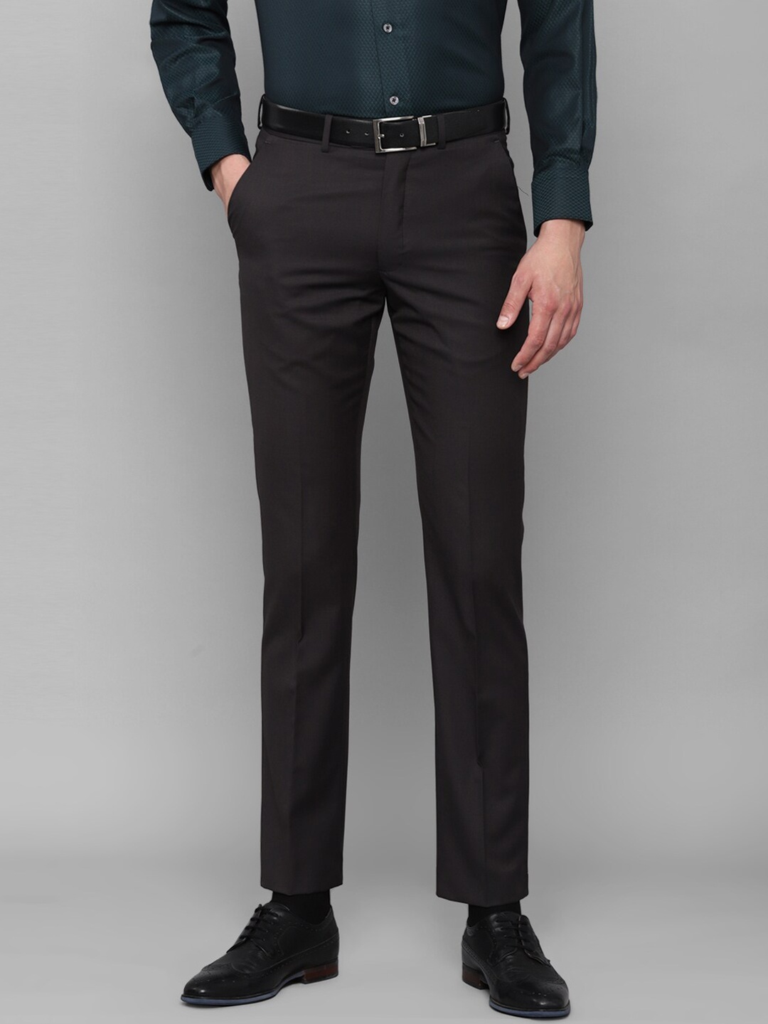 

Luxure by Louis Philippe Men Slim Fit Trouser, Black