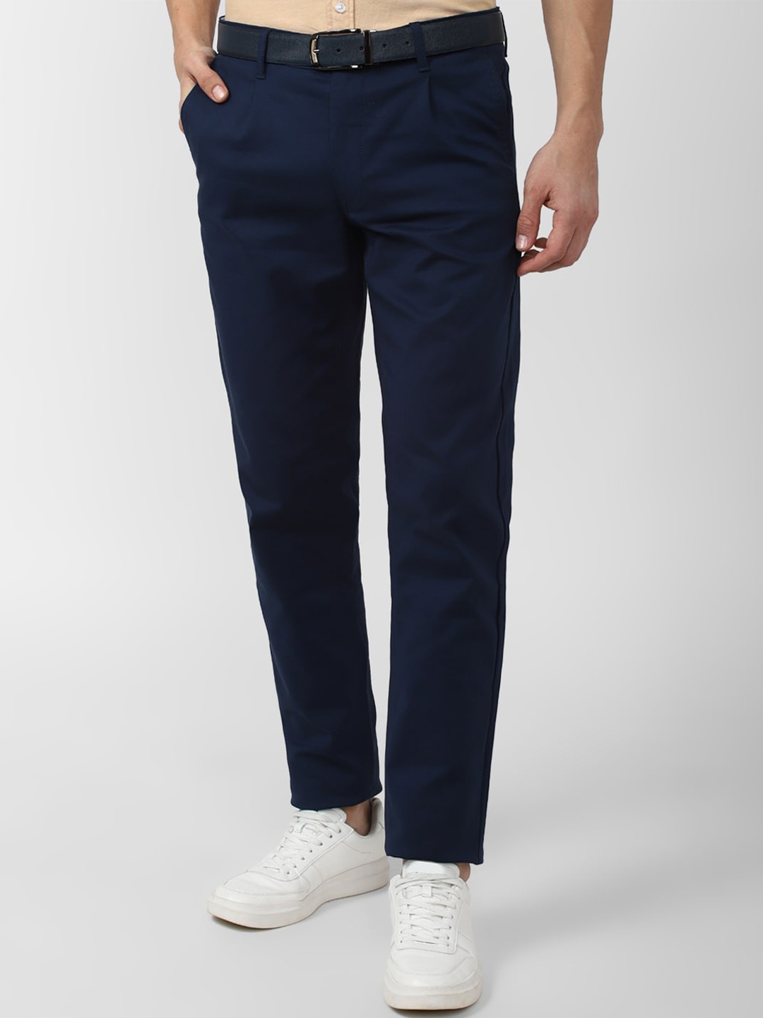 

Van Heusen Sport Men Navy Blue Slim Fit Trouser