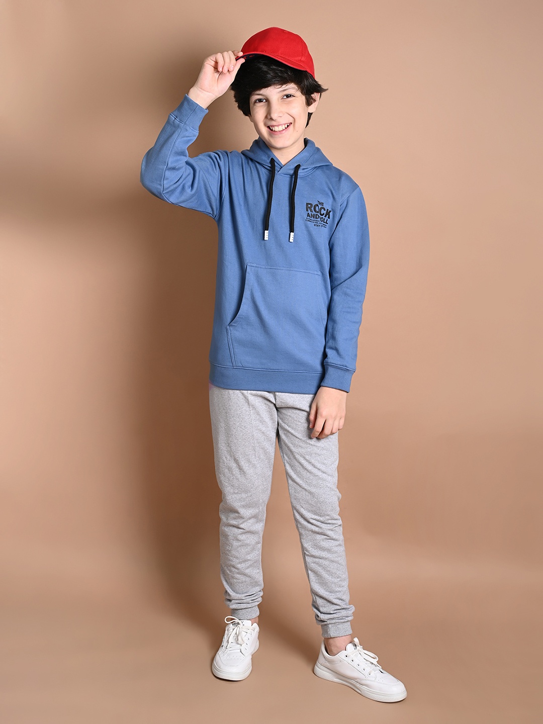 

LilPicks Boys Hooded Sweatshirt, Blue