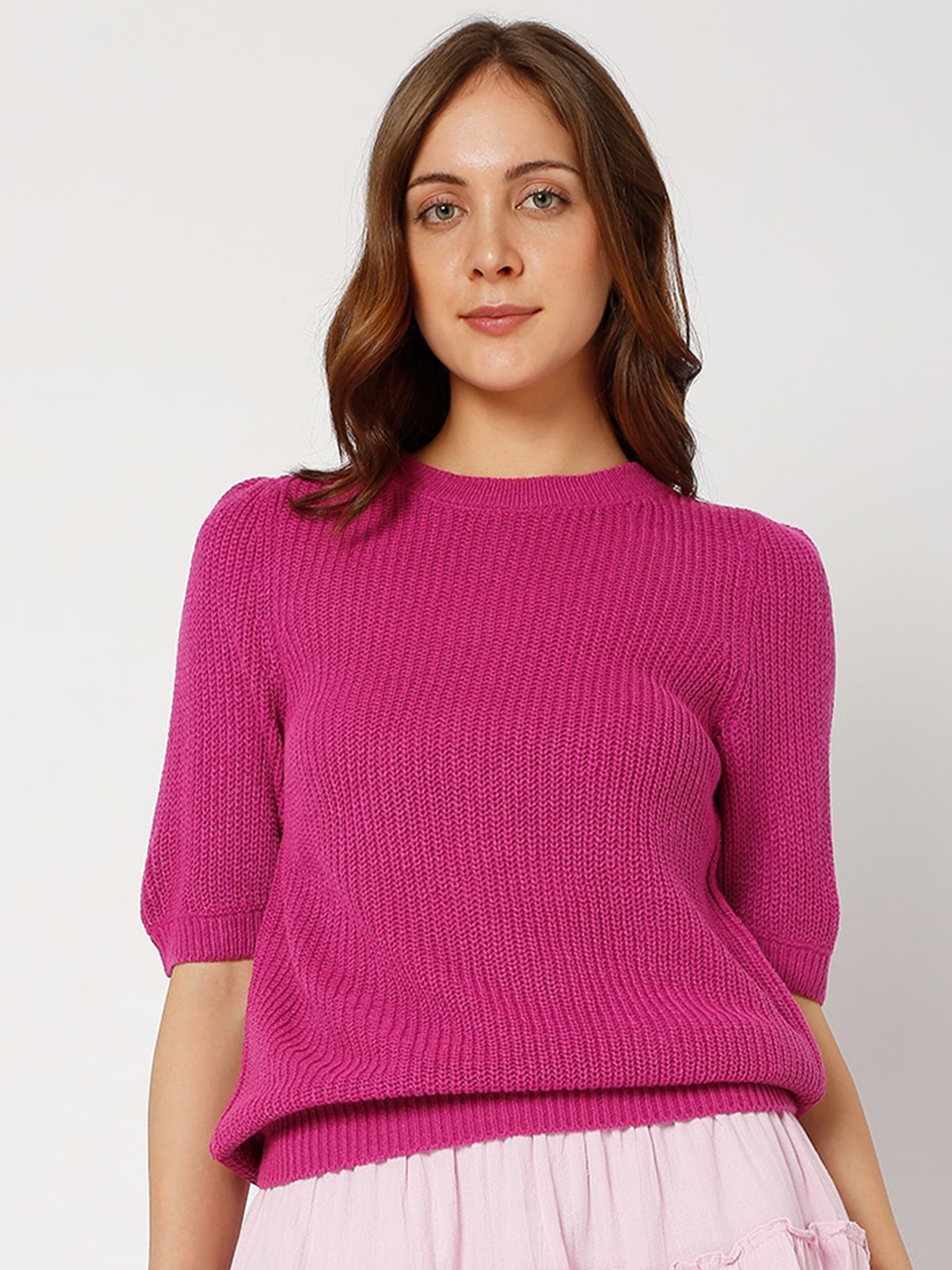 

Vero Moda Women Pink Pullover