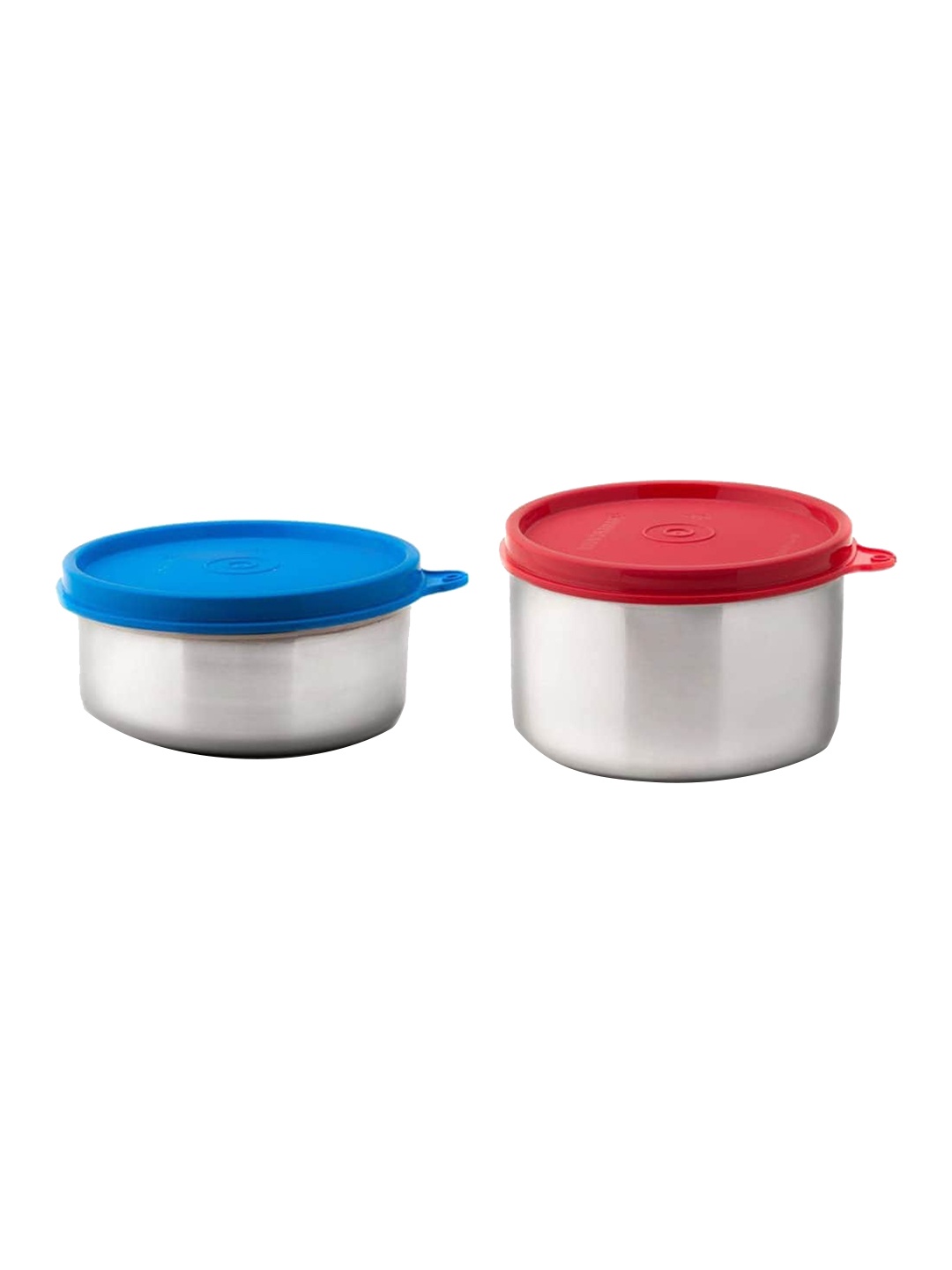

SignoraWare Set of 2 Dishwasher Safe Steel Food Container, Red