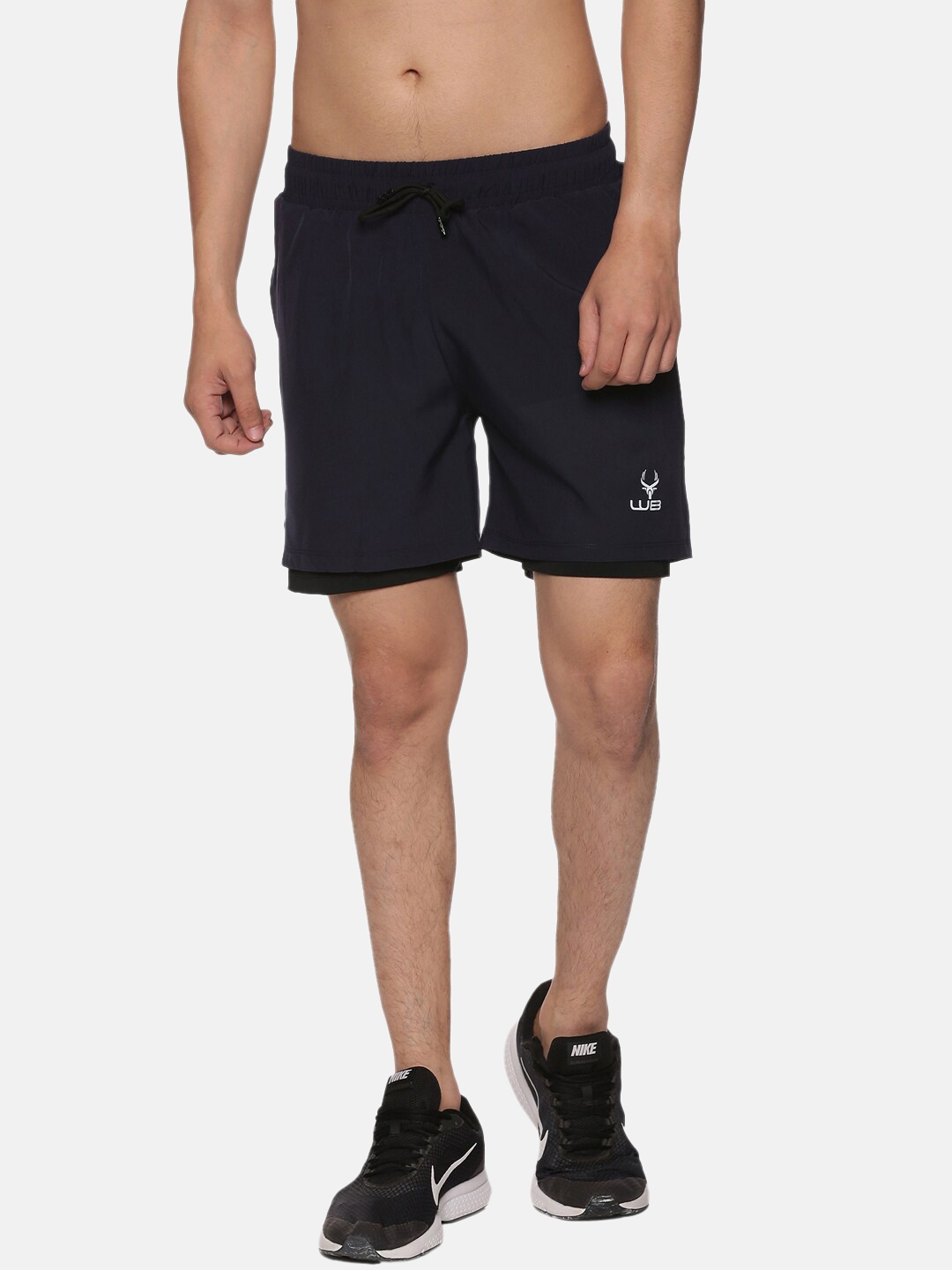 

Wildbrocket Men Training or Gym Rapid Dry Sports Shorts, Blue