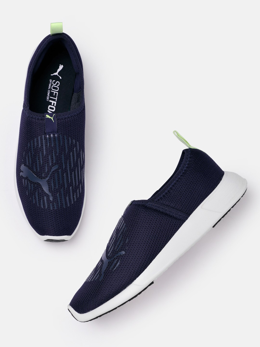 

Puma Men Navy Blue Glarus Printed Slip-On Sneakers