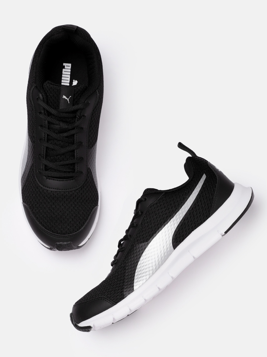 

Puma Men Black Whisk Running Shoes