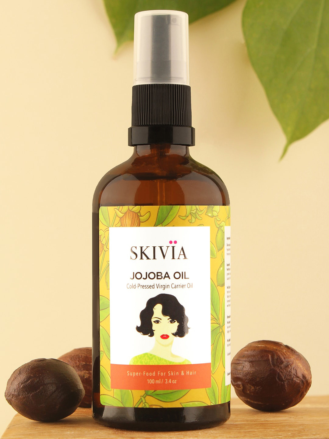 

SKIVIA Jojoba Carrier Hair Oil, Transparent