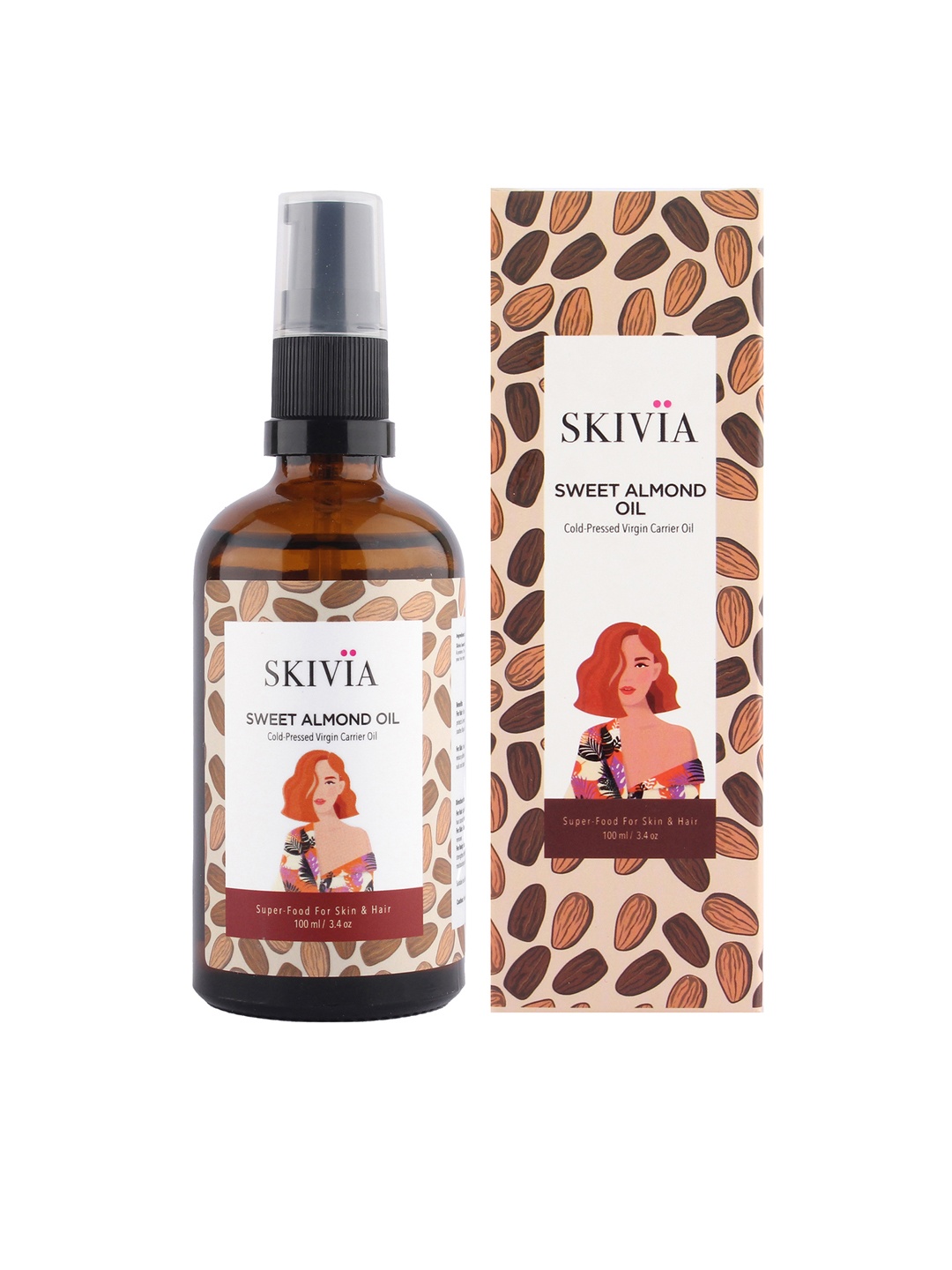 

SKIVIA Sweet Almond Carrier Oil, Transparent