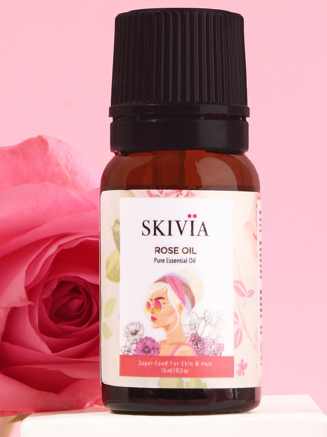 

SKIVIA Rose Essential Oil - 10 ml, Transparent