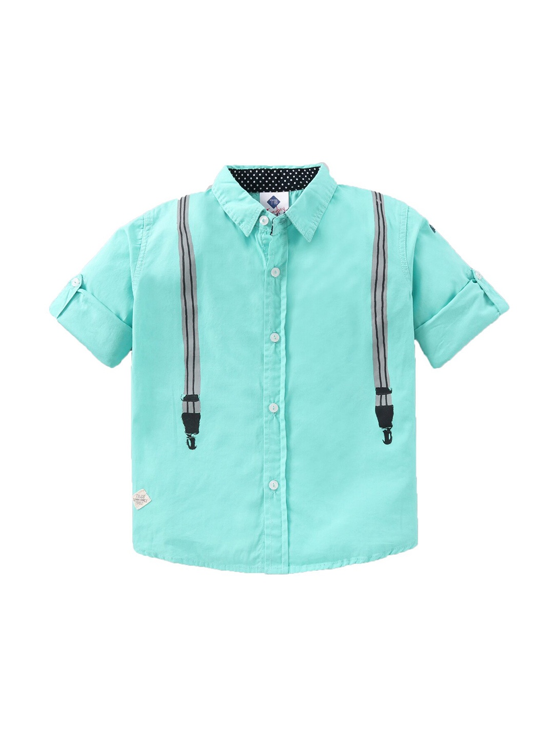 

TONYBOY Boys Premium Cotton Casual Shirt, Sea green