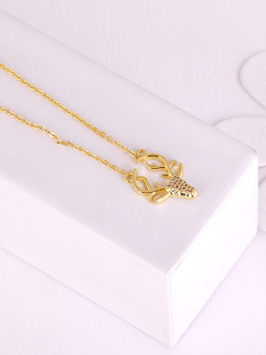 

GIVA Gold-Toned Sterling Silver Gold-Plated Chain