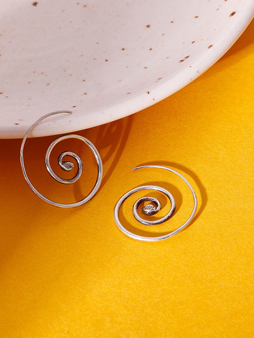 

GIVA Women Contemporary Drop Earrings, Silver