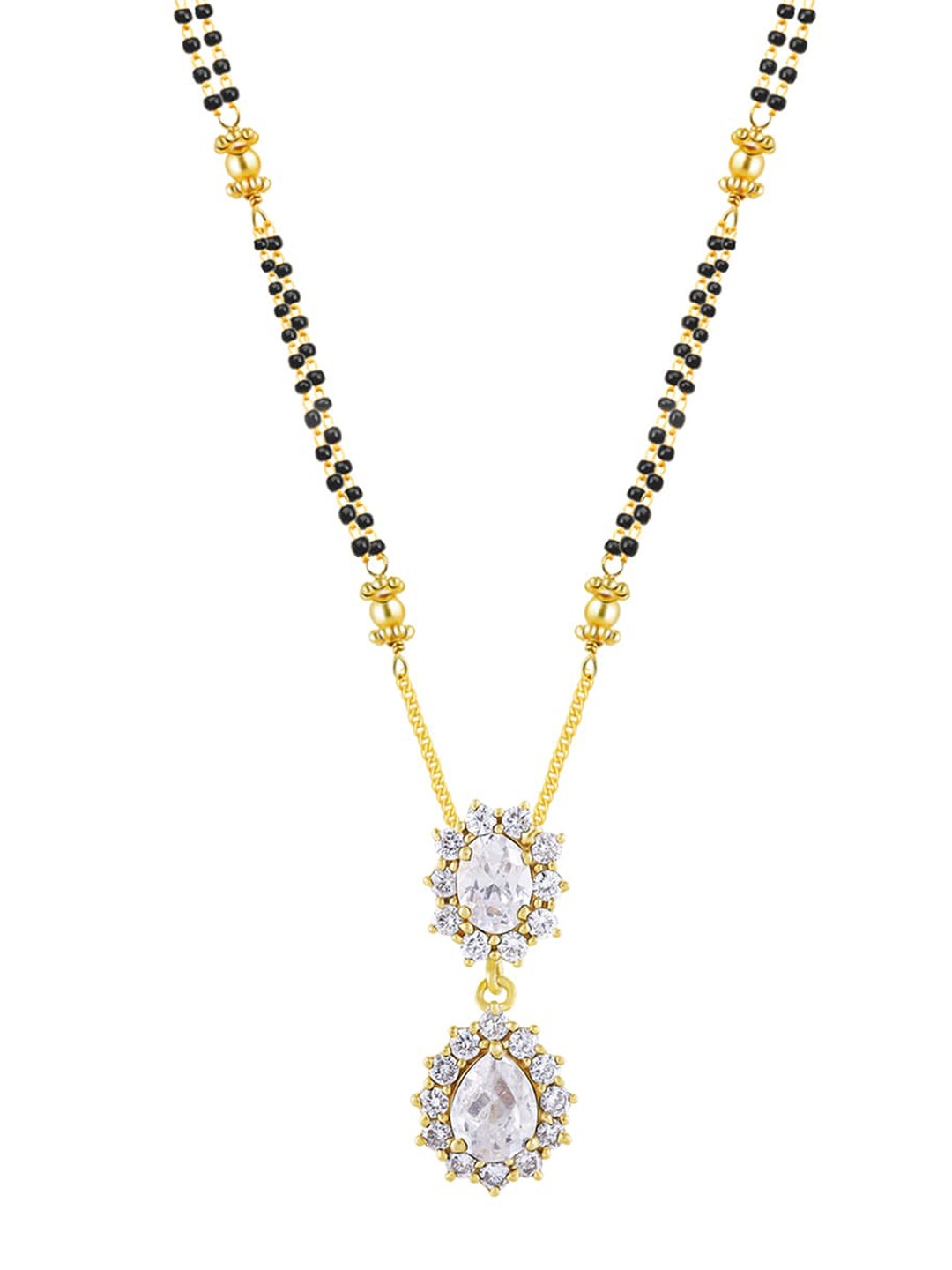 

GIVA 92.5 Sterling Silver Gold Plated Mangalsutra
