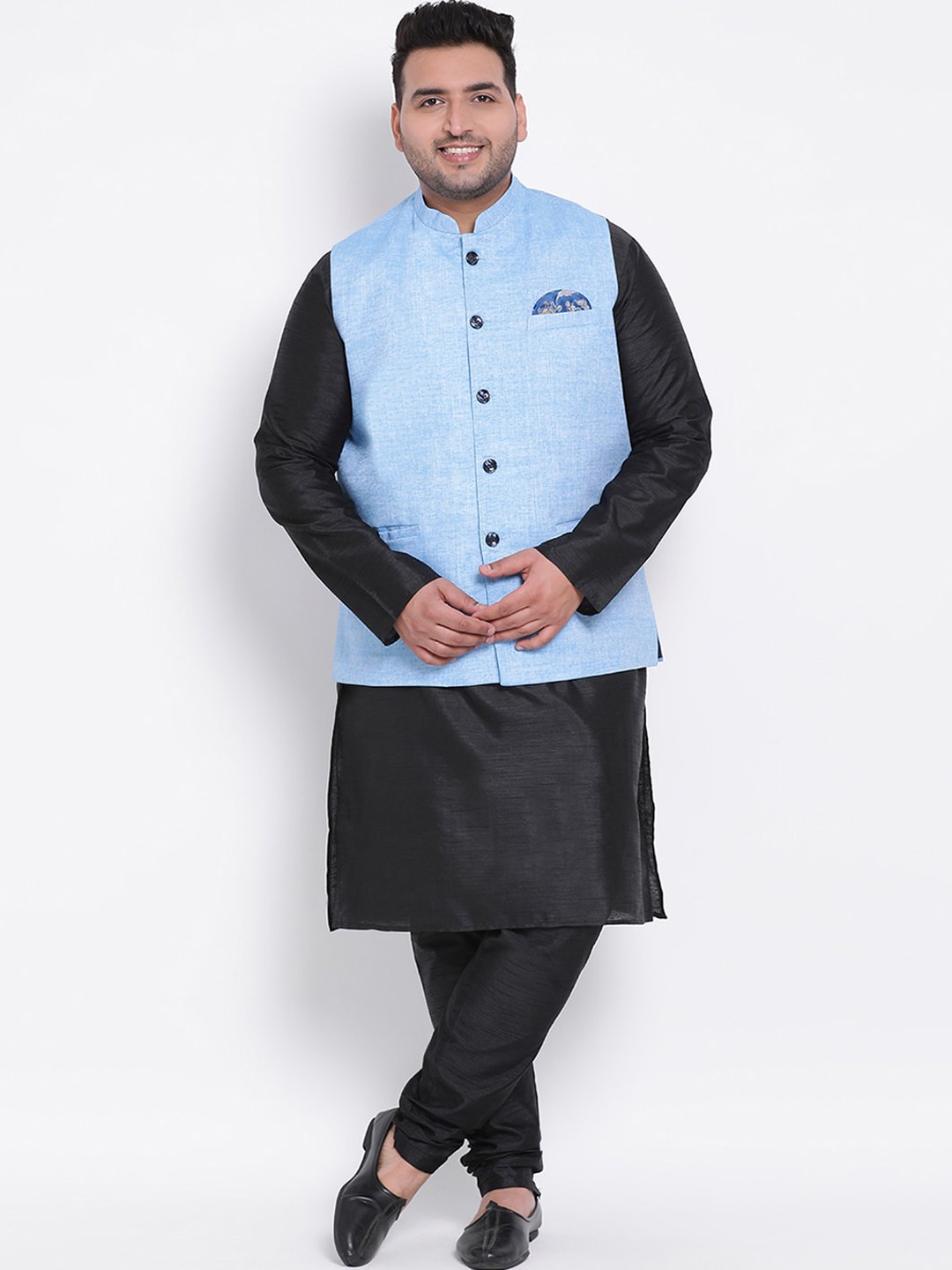 

hangup trend Men Kurta with Pyjamas, Blue