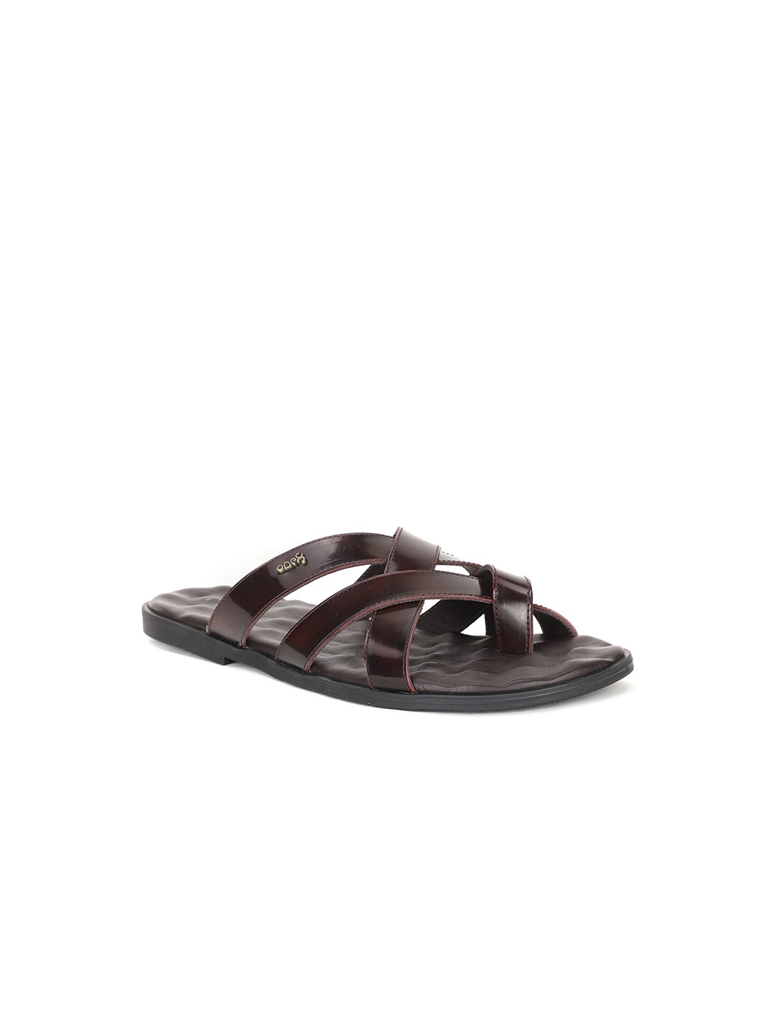 

One8 Select By Virat Kohli Men Leather Slippers, Black