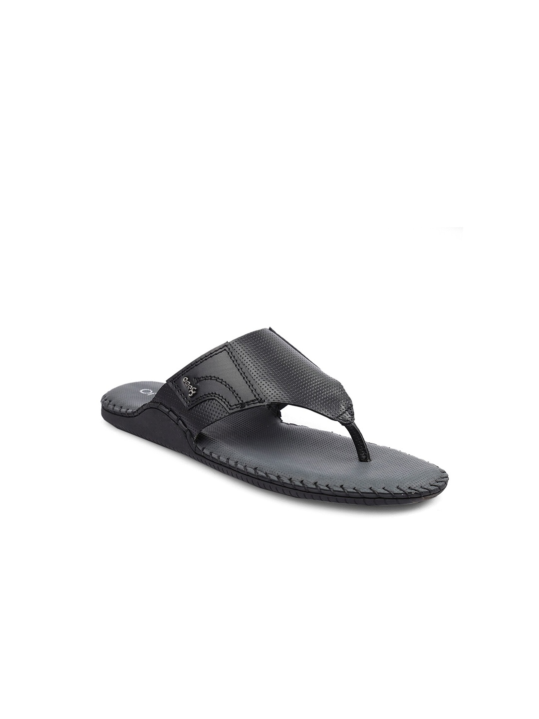 

One8 Select By Virat Kohli Men Leather Slippers, Black